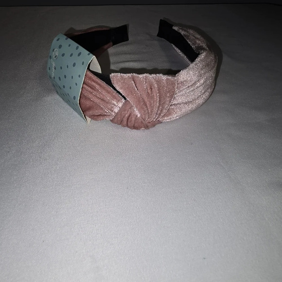 🌻🌻🆕 Gemma Simone Knotted Rose Velvet Top Knot Headband - Picture 5 of 6